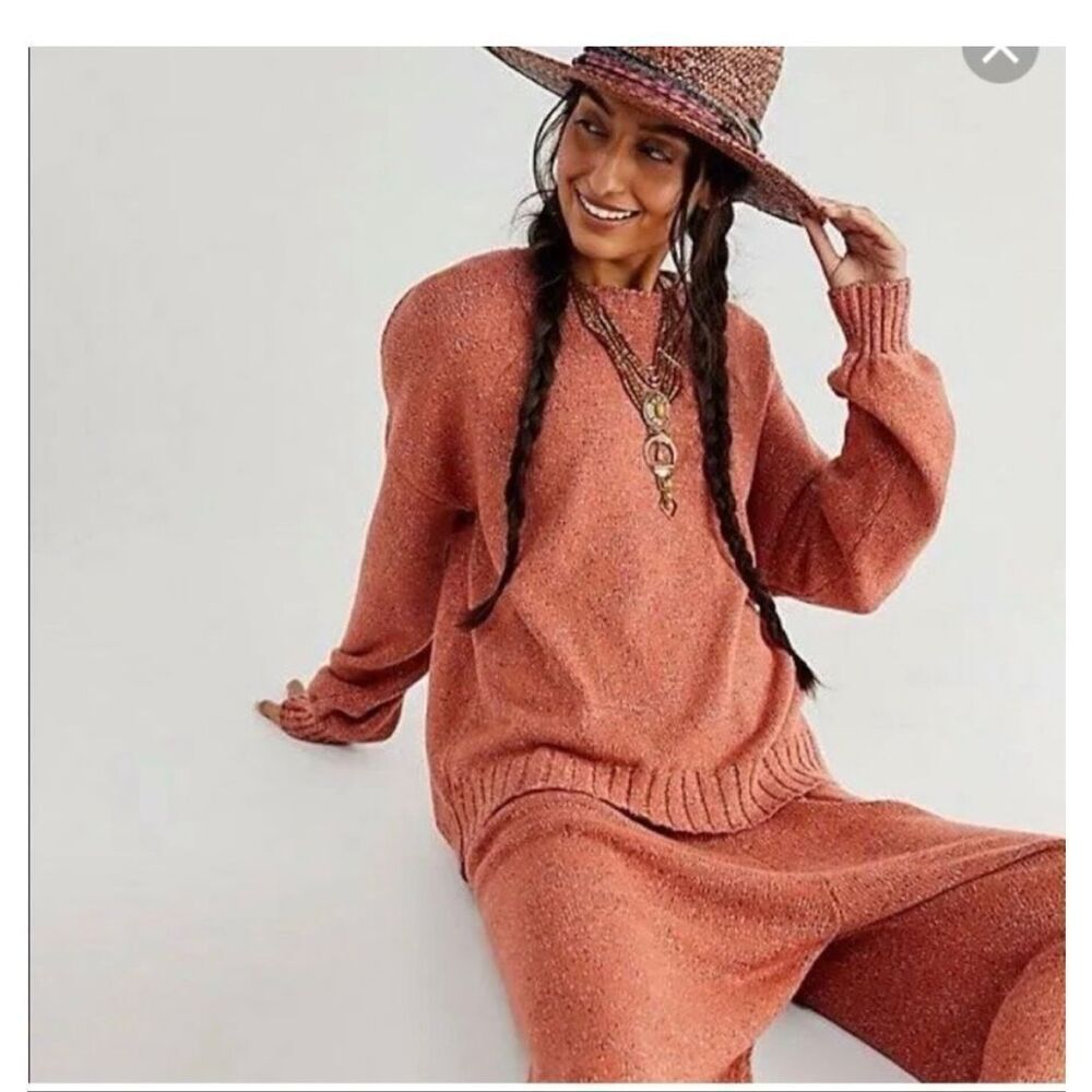 Free People Beach Sweater Knit Harem Pant Size XS